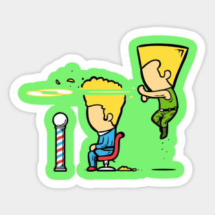 Part Time Job - Haircut Salon Sticker